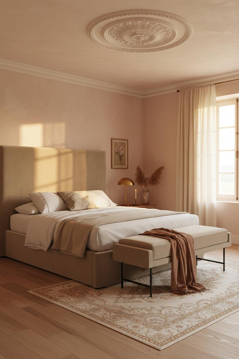 Cozy Vintage Bedroom Provencal Farmhouse Design