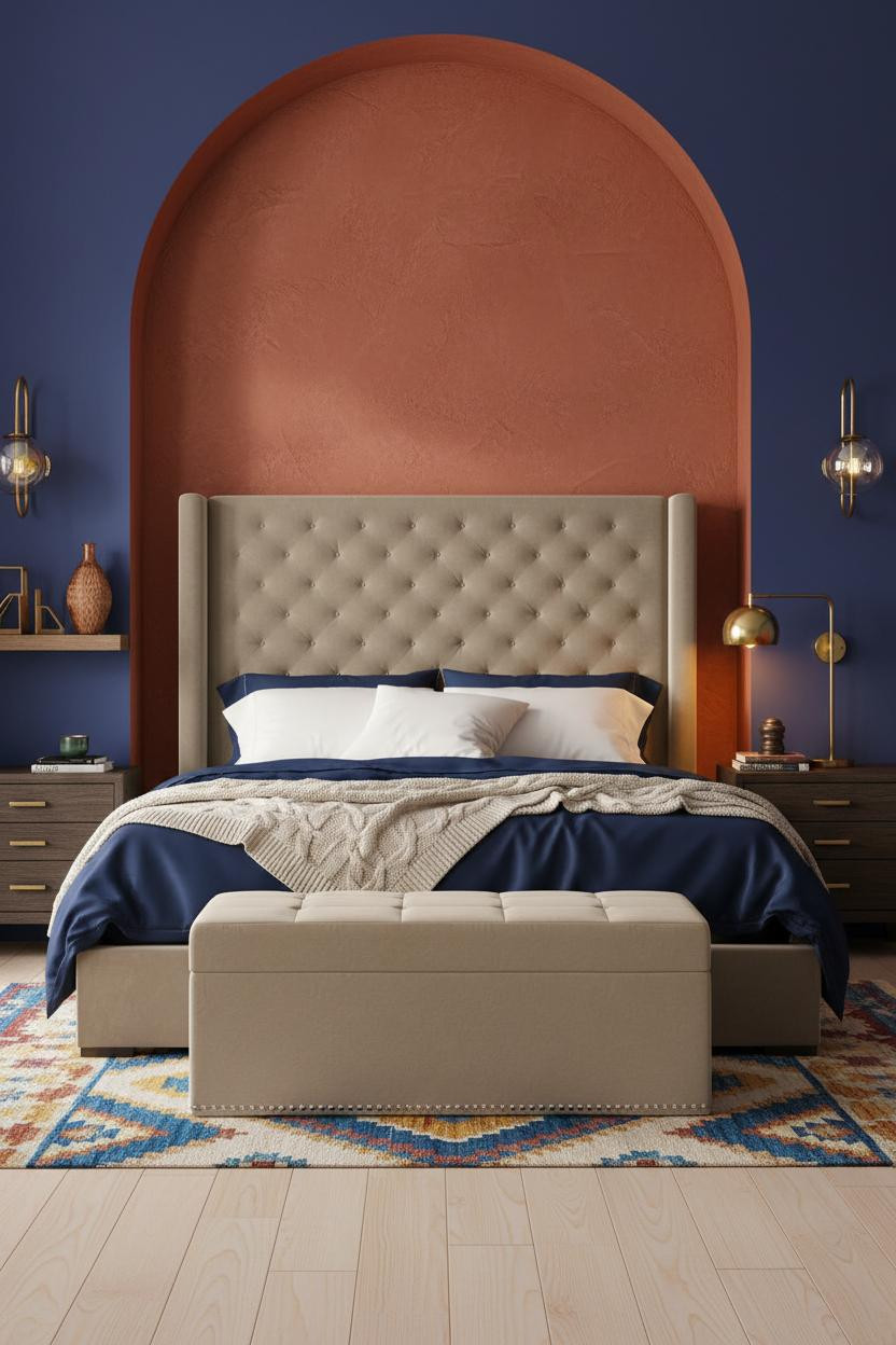 Dopamine Decor Bedroom Funky Colorful Arch