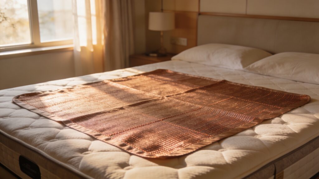 Earthing Mat for Bed 2026: What It Is & Whether You Need One (MattressNut Sleep Lab editorial photo)