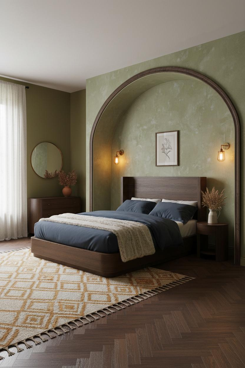 Earthy Vintage Bedroom Cottagecore Alcove