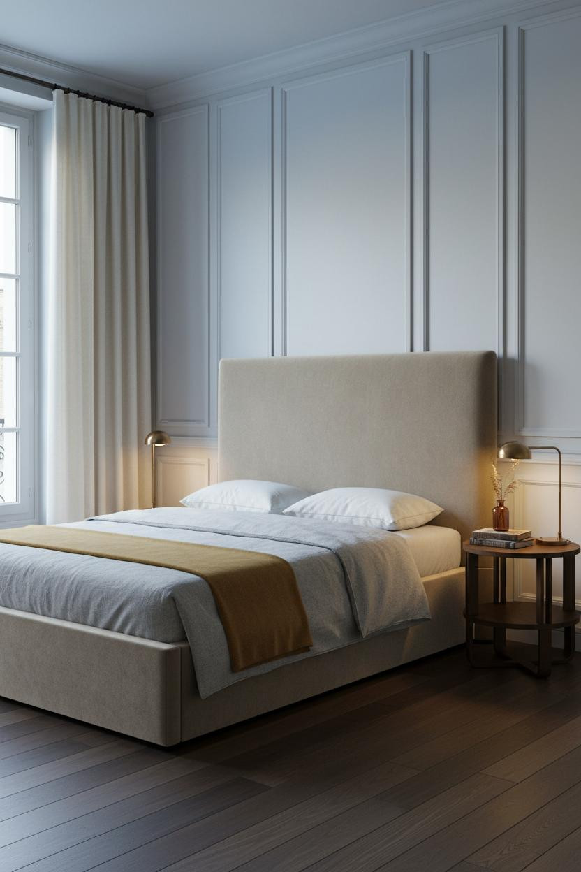 French Classic Bedroom Board Batten Parisian