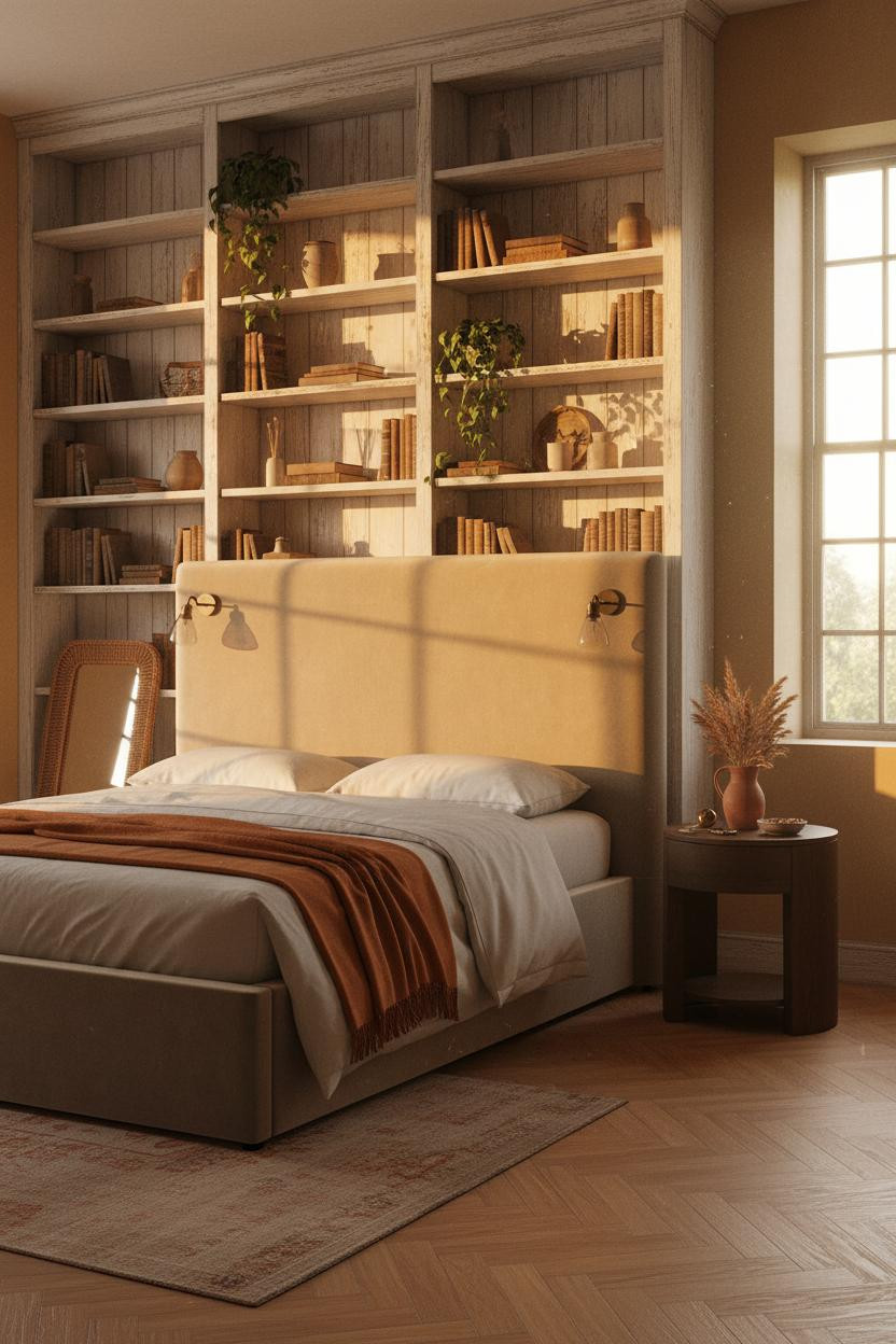 French Farmhouse Bedroom Romantic Cottage Bookshelf