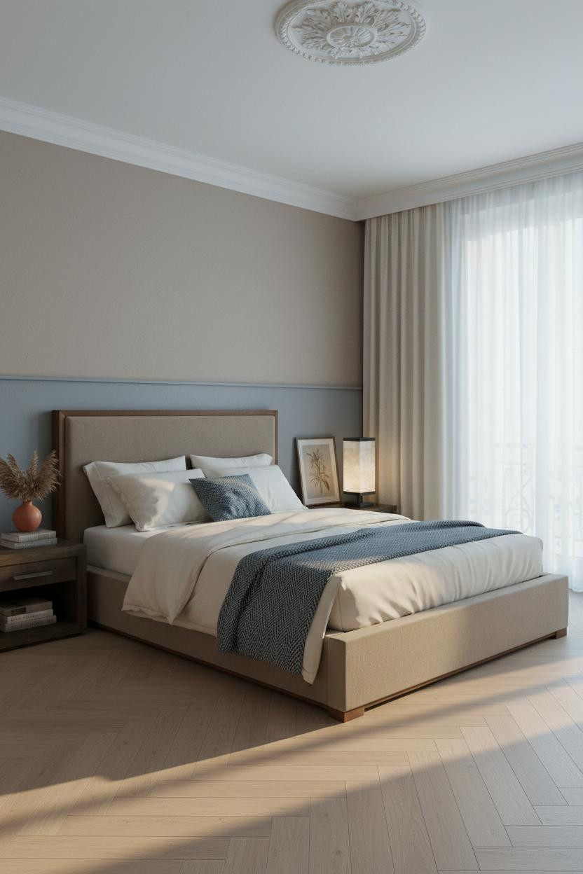 French Inspired Bedroom Parisian Morning Light