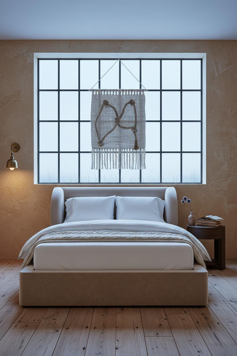 French Shabby Chic Bedroom Crittall Windows
