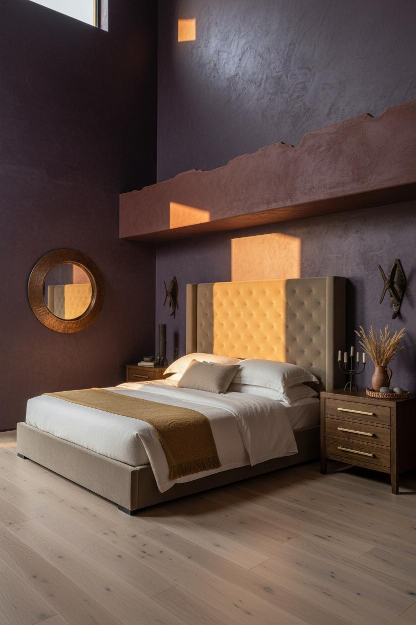 Hacienda Bedroom Adobe Walls Amber Light