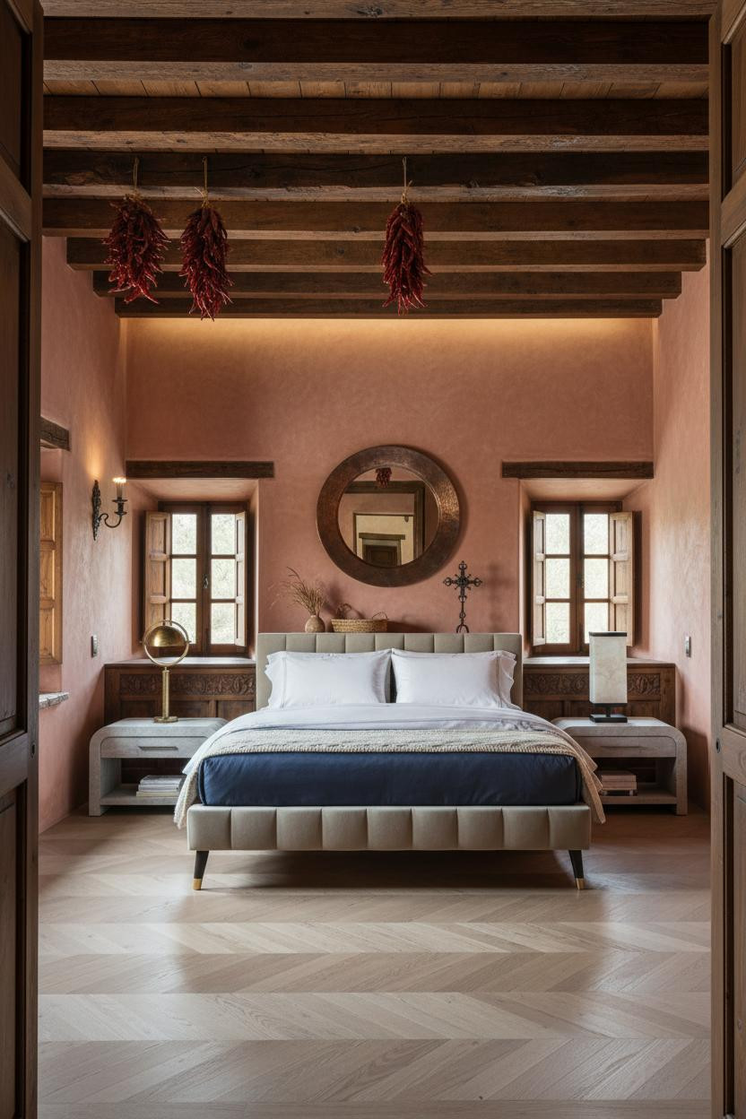 Hacienda Style Bedroom Spanish Colonial Design
