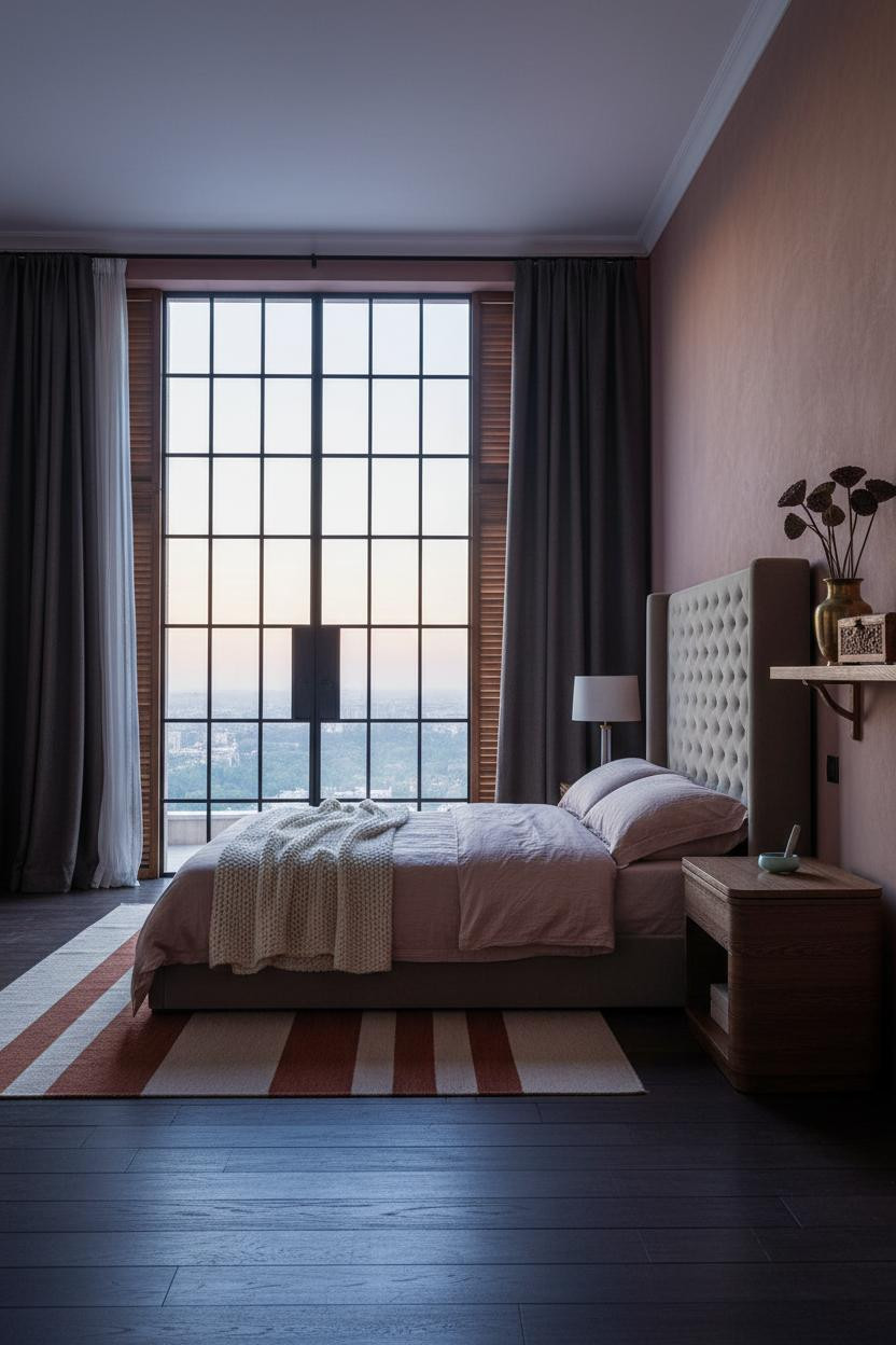 Indochine Bedroom Colonial Crittall Window