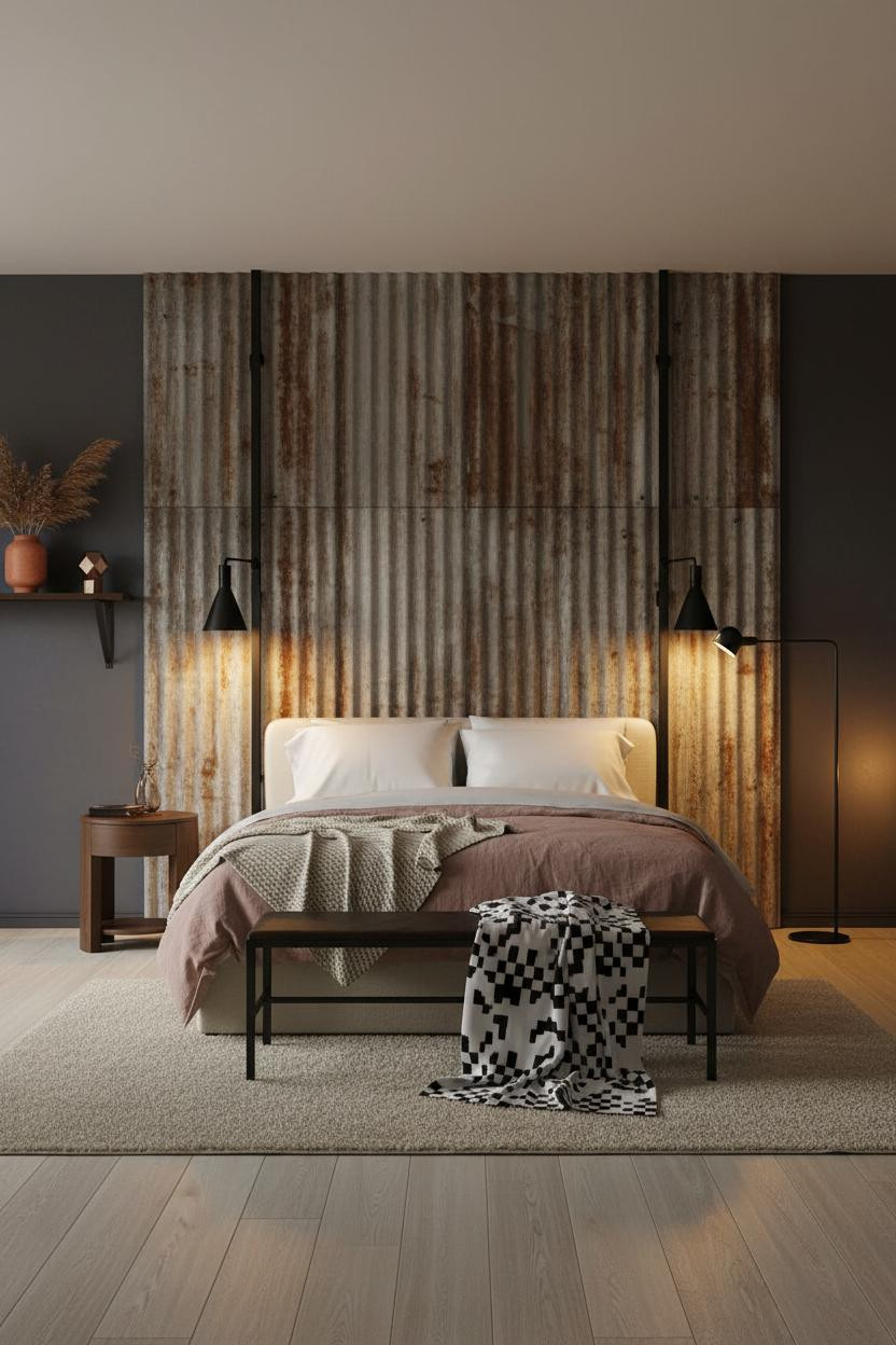 Industrial Farmhouse Bedroom Rustic Sconces