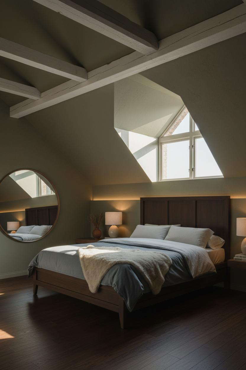 Japandi Bedroom Attic Wabi Sabi Minimalist Design