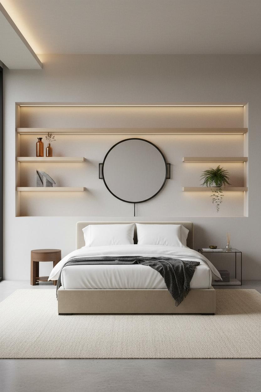 Japandi Bedroom Design Scandi Platform Bed