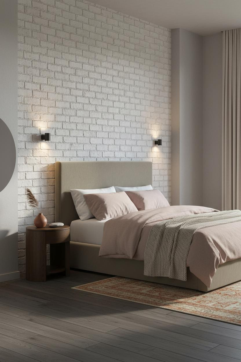 Japanese Bedroom Ryokan Minimalist Brick