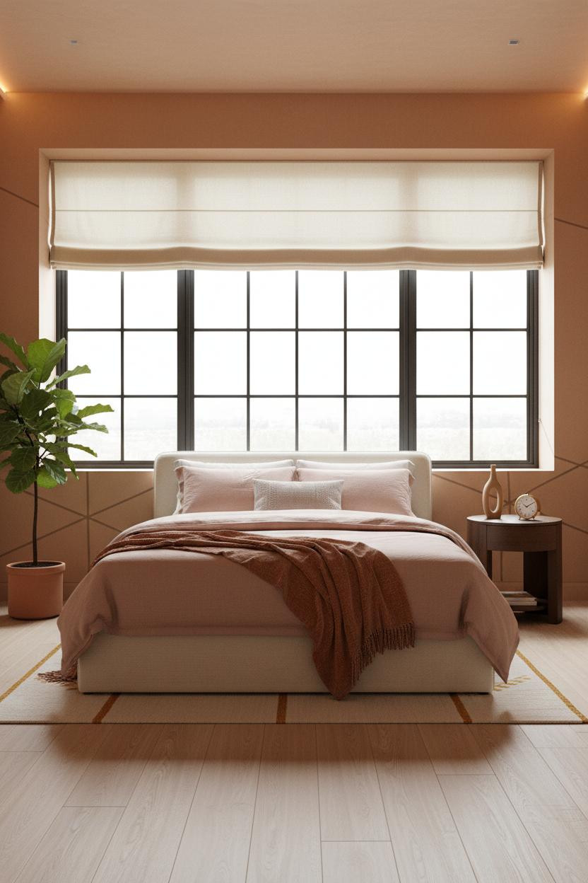 MCM Bedroom Vintage Modern Crittall Window