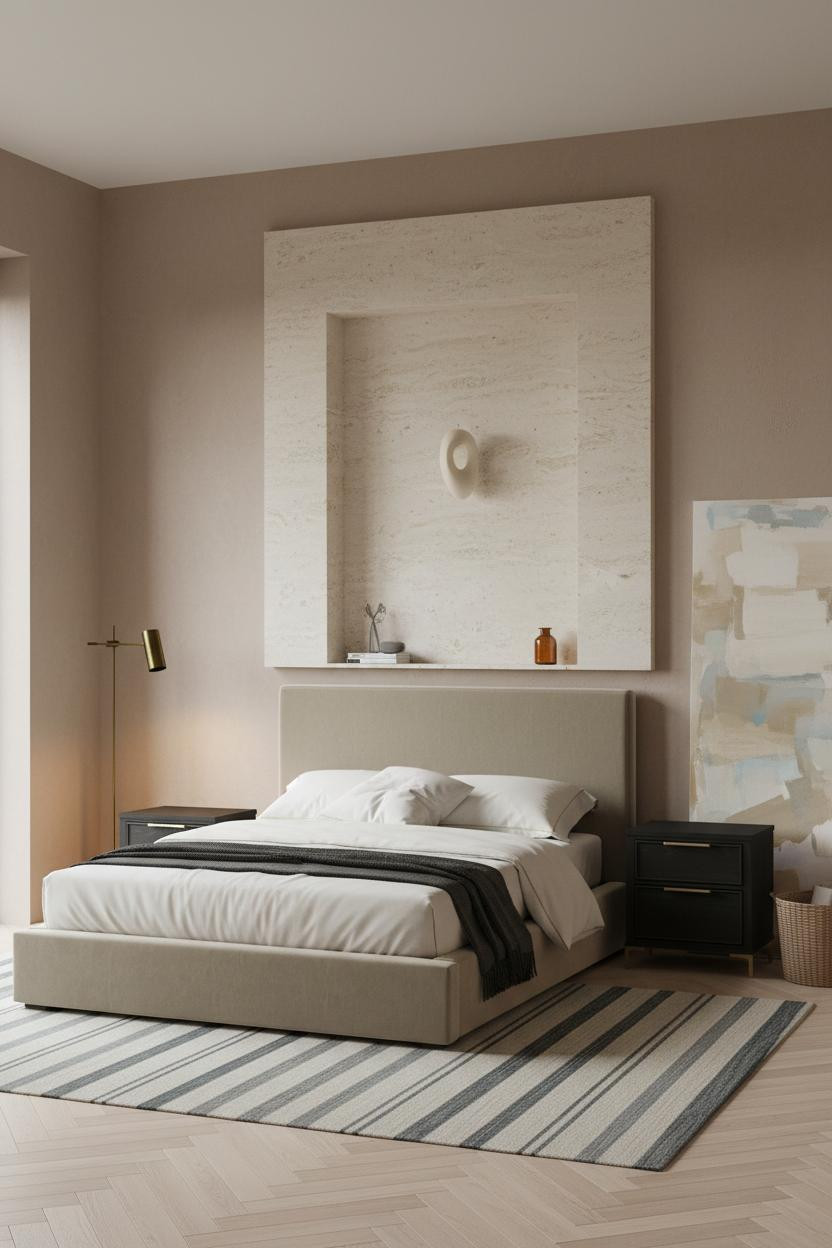 Minimal Luxury Bedroom Modern Master Suite
