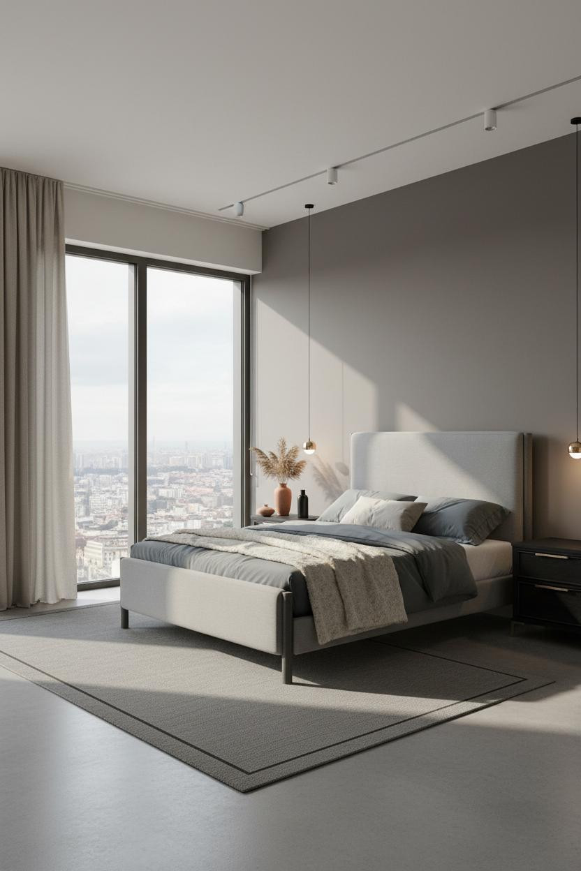 Minimal Luxury Bedroom Modern Master Suite