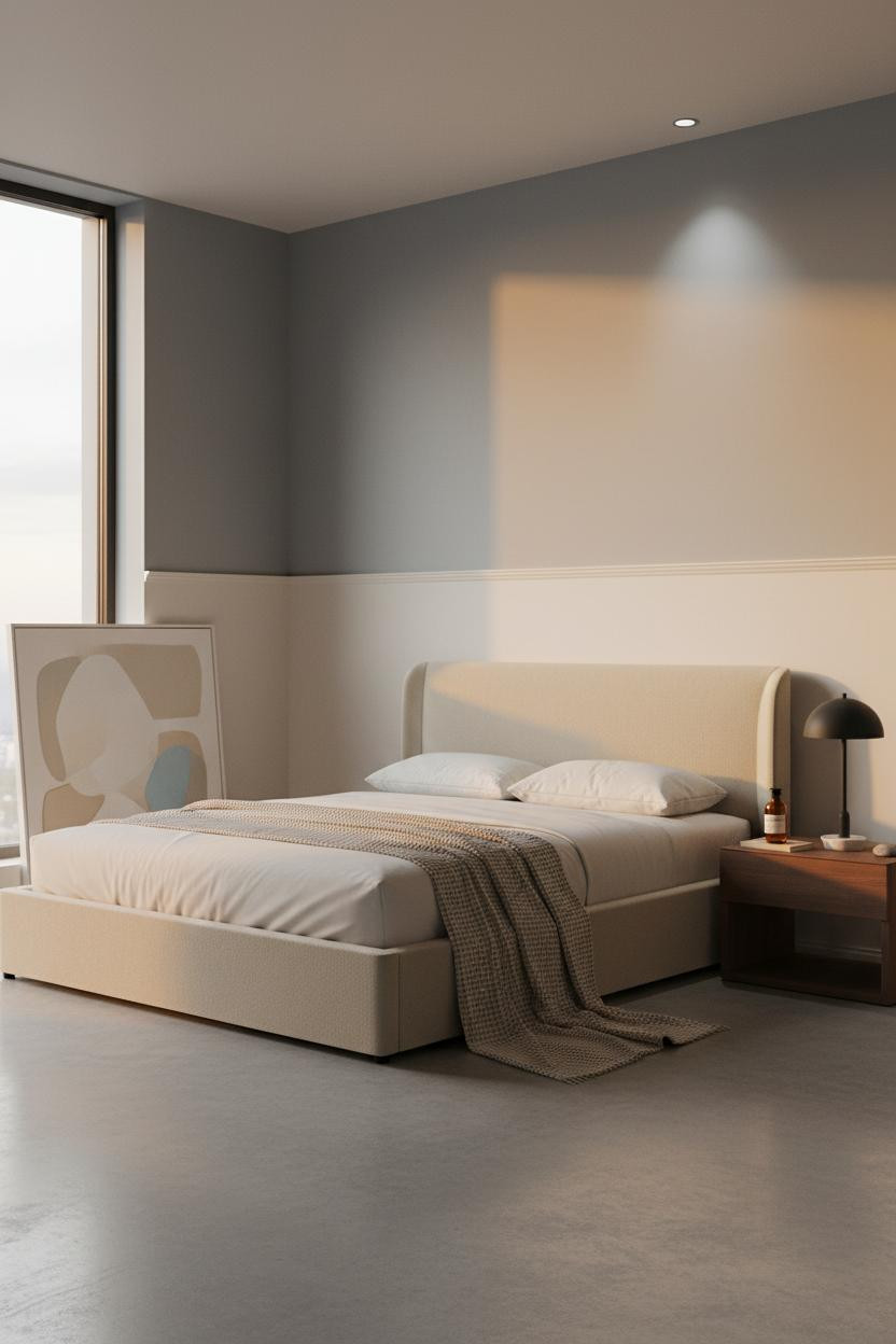 Minimalist Bedroom Design Clean Modern Wainscoting