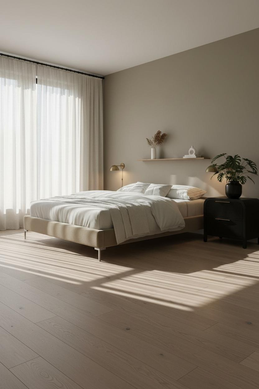 Minimalist Bedroom Japandi Natural Light