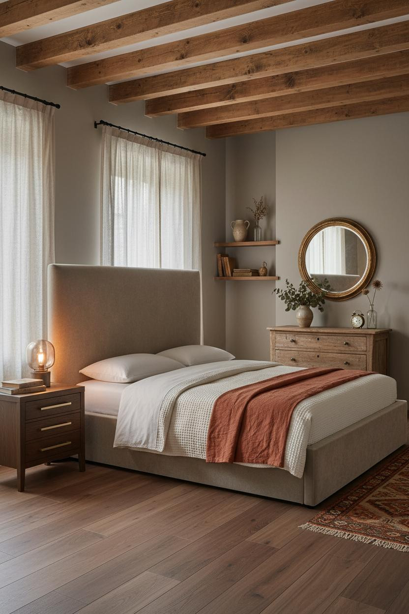 Modern Vintage Bedroom Provencal Farmhouse