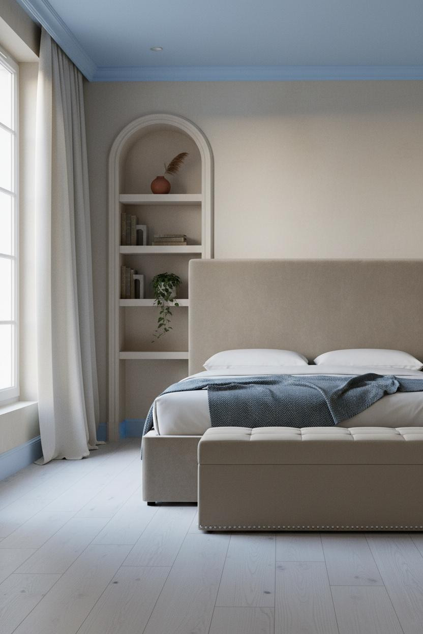 Parisian Chic Bedroom French Alcove