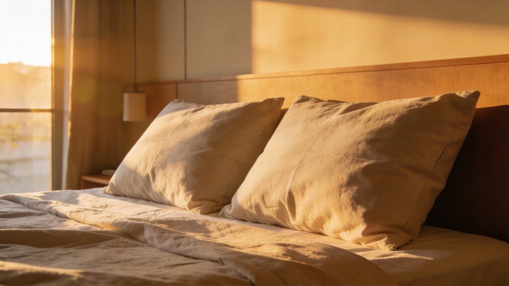 Queen Pillow Size 2026: Exact Dimensions & When to Use (MattressNut Sleep Lab editorial photo)