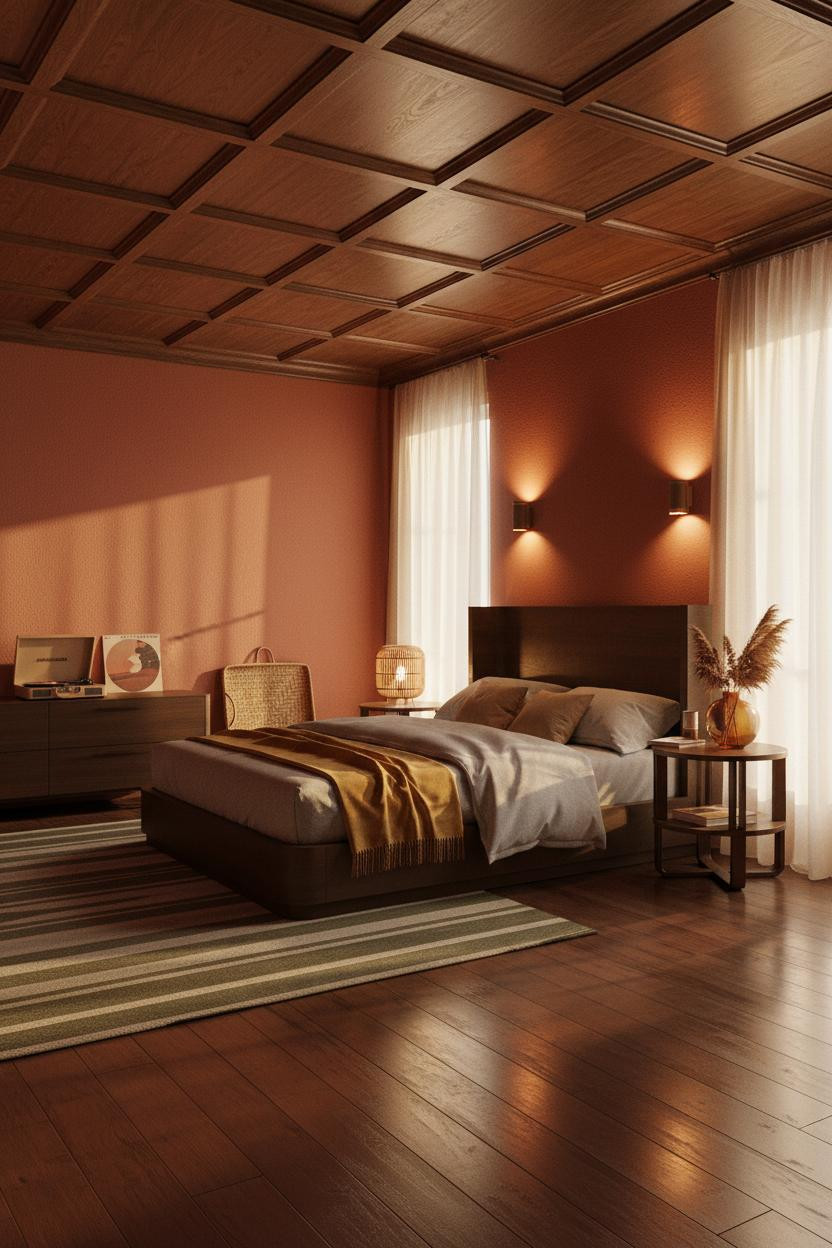 Retro Bedroom 70s Aesthetic Ideas
