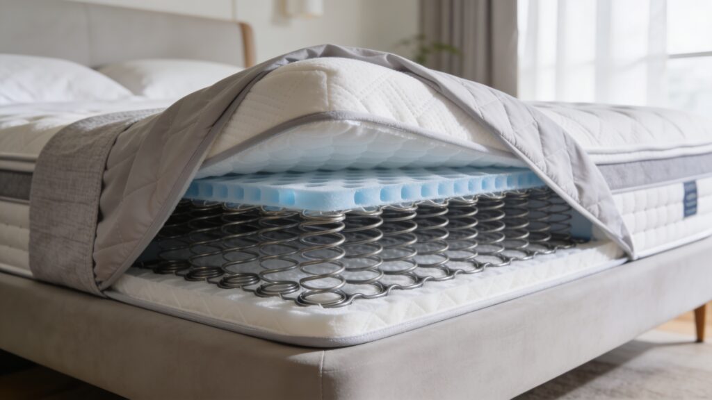 Rimensy hybrid gel memory foam mattress — tested by MattressNut Sleep Lab