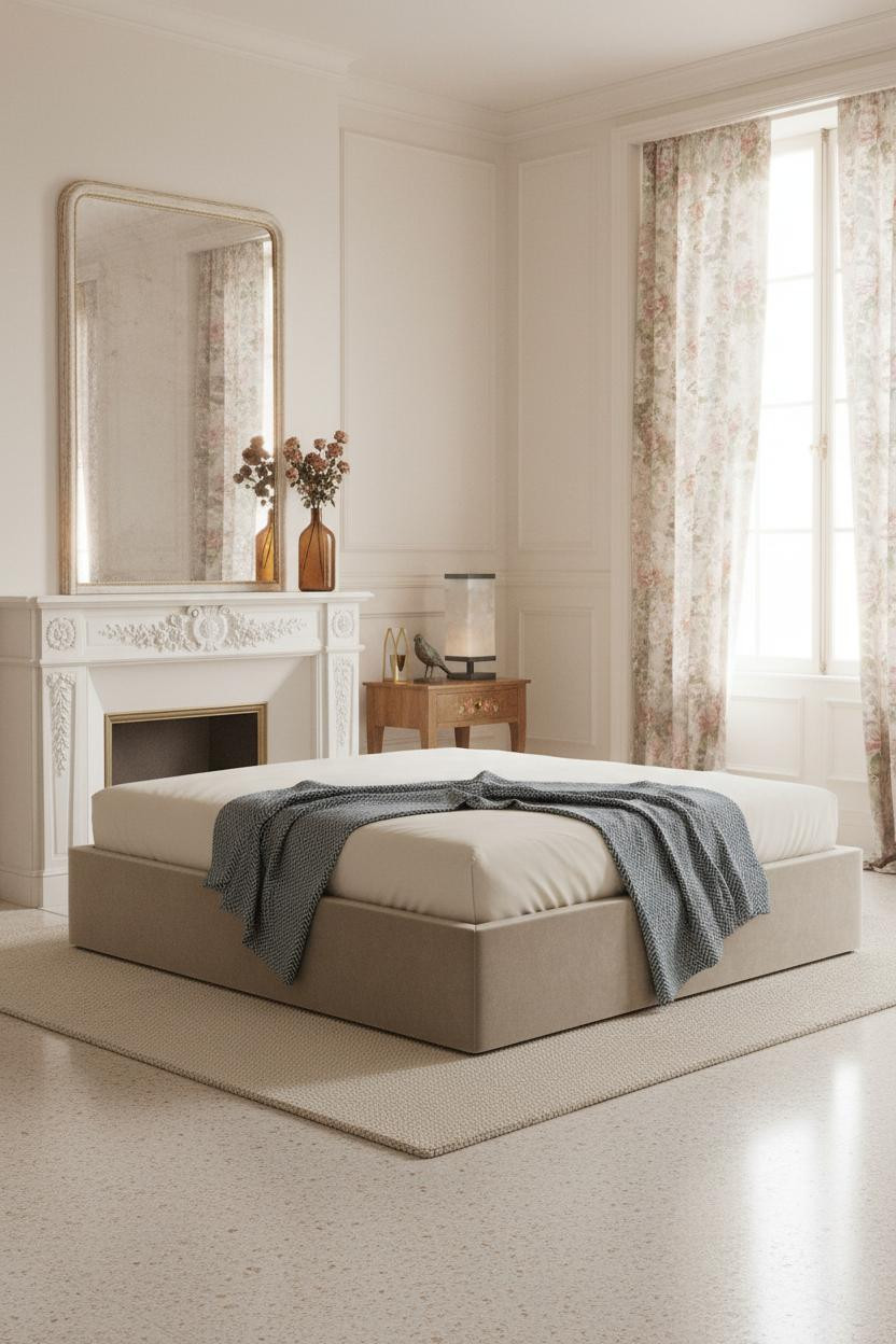 Romantic Vintage Feminine Bedroom French Chic