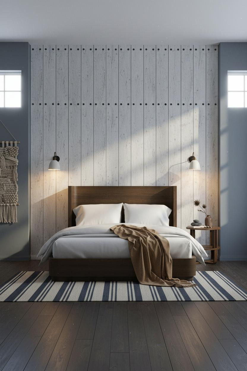Rustic Cottage Bedroom Shiplap Vintage