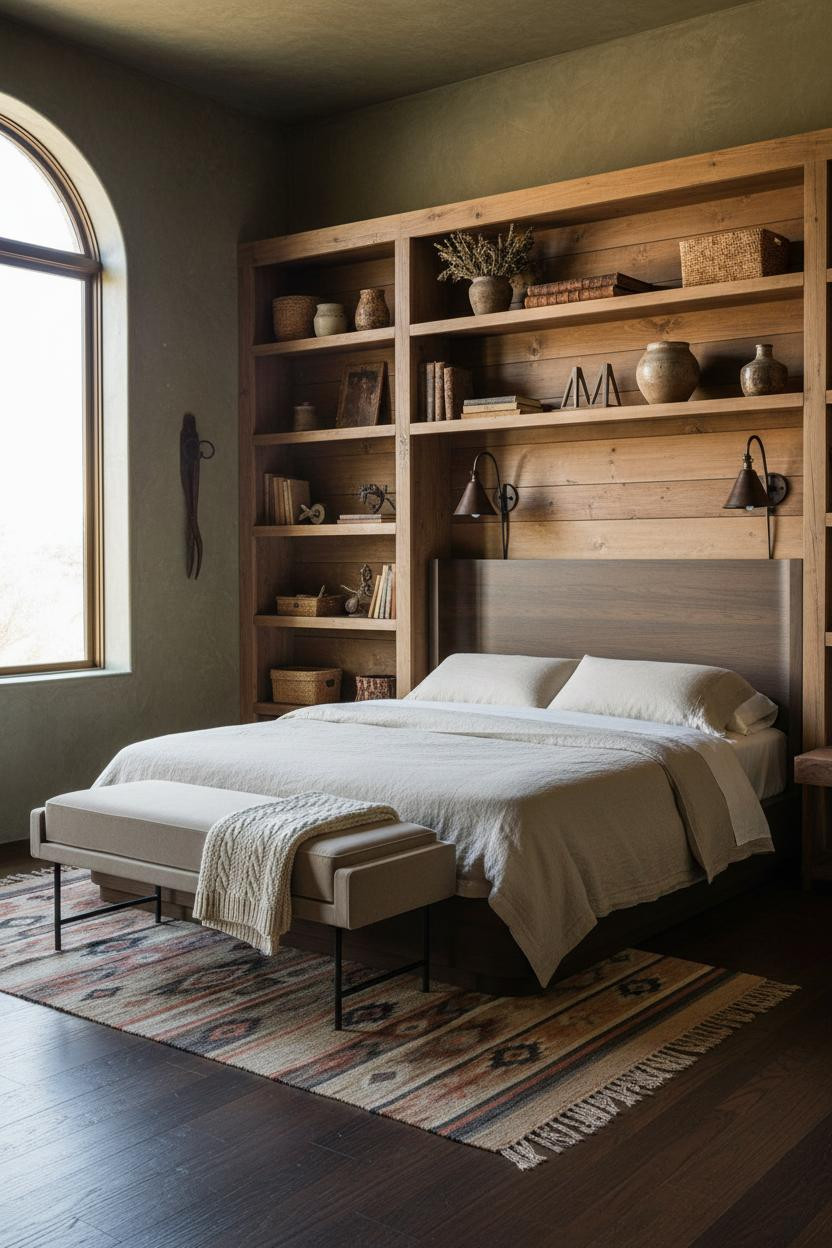 Rustic Western Bedroom Boho Ranch