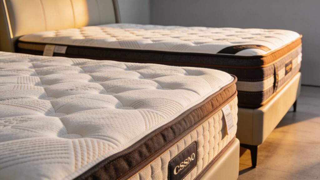 Saatva vs. Casper 2026: Luxury Innerspring vs. Foam (MattressNut Sleep Lab editorial photo)
