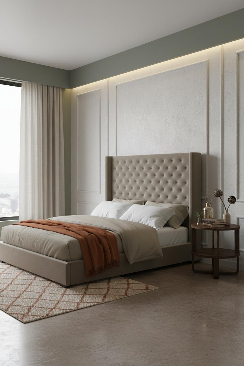 Spanish Mediterranean Bedroom Modern Design