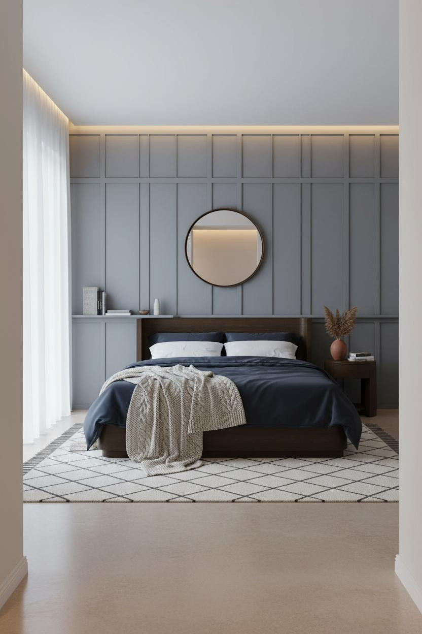 Stockholm Bedroom Board And Batten Accent Wall