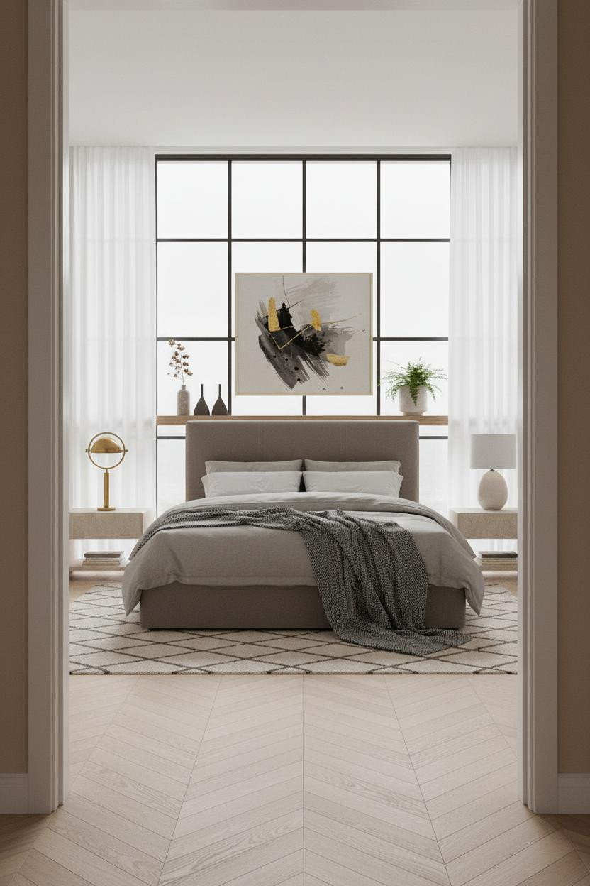 Stockholm Bedroom Crittall Window Nordic