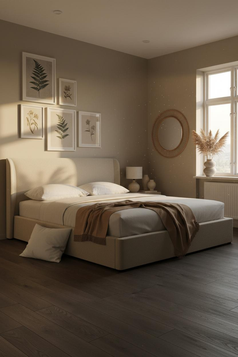 Stockholm Bedroom Gallery Wall Botanical Prints