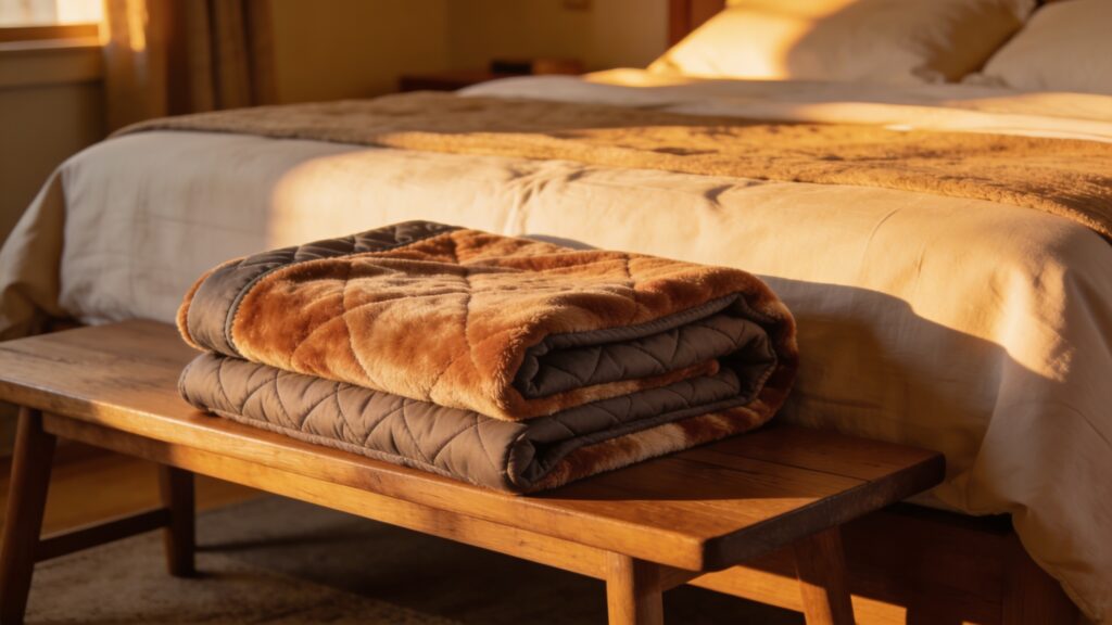 Throw Blanket Size Guide 2026: Standard Dimensions & Best Use (MattressNut Sleep Lab editorial photo)