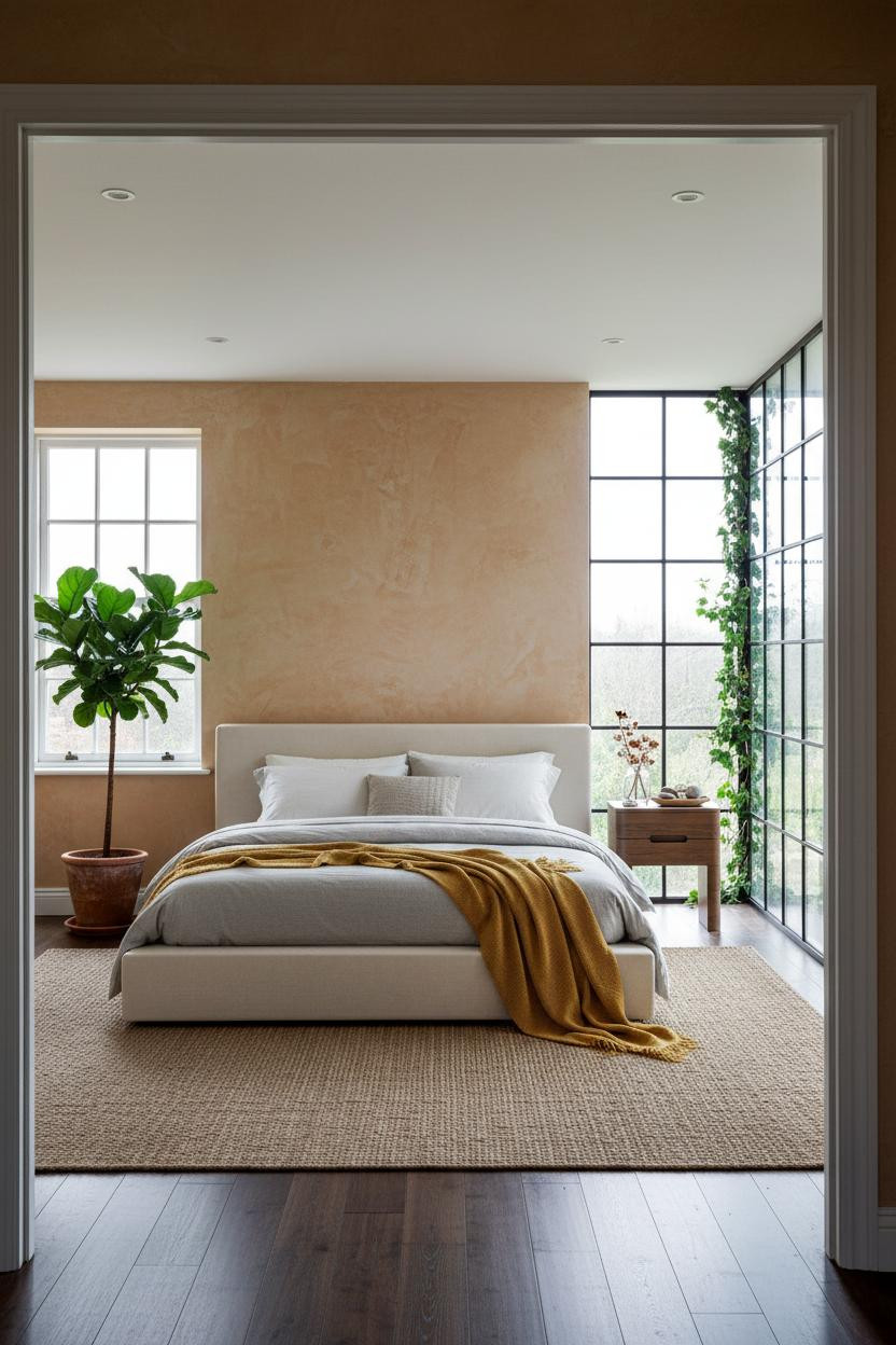 Vintage Bedroom English Country Crittall Windows