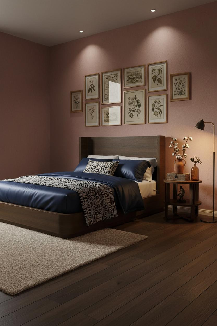Vintage Bedroom Gallery Wall Boho Aesthetic