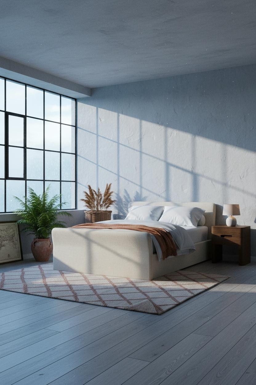 Vintage Cottagecore Bedroom Crittall Window