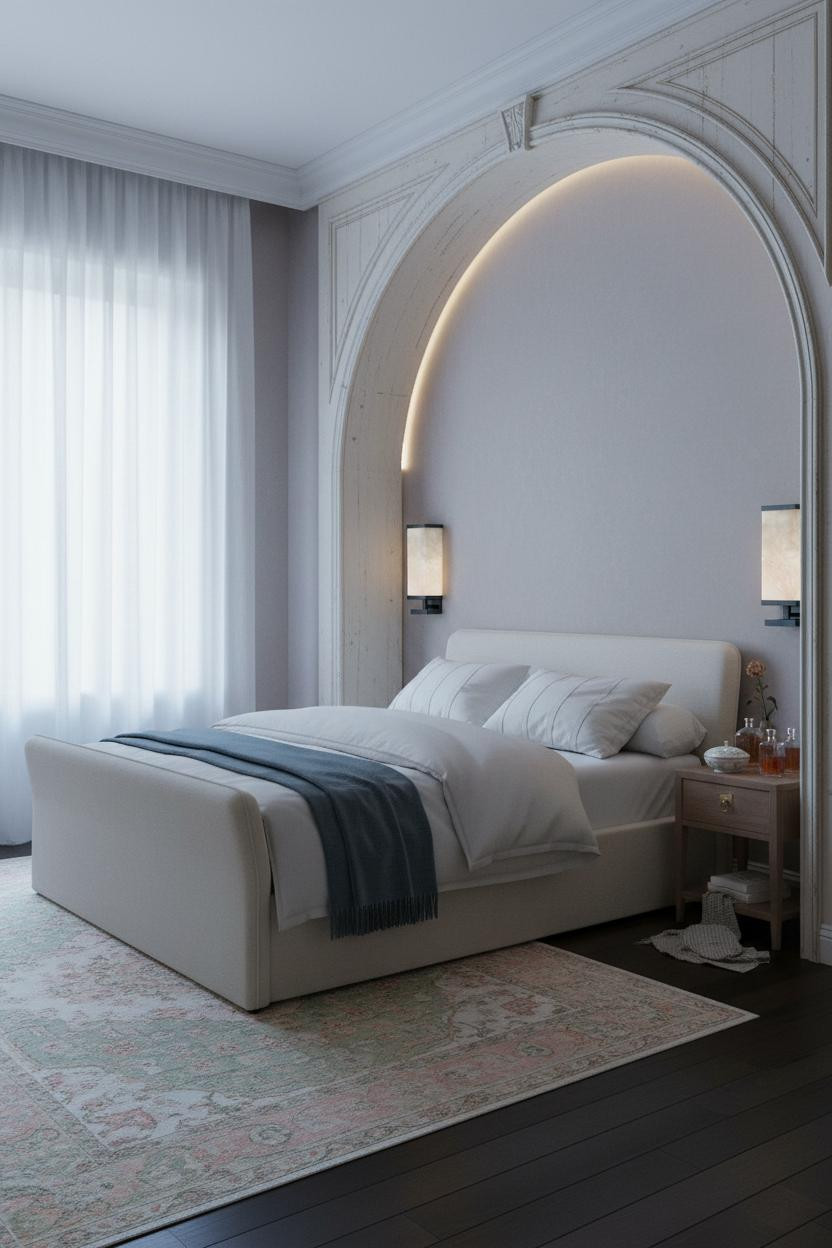 Vintage Feminine Bedroom Edwardian Alcove