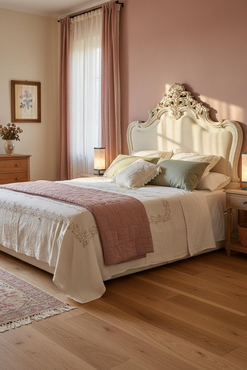 Vintage Feminine Bedroom Provencal Romantic