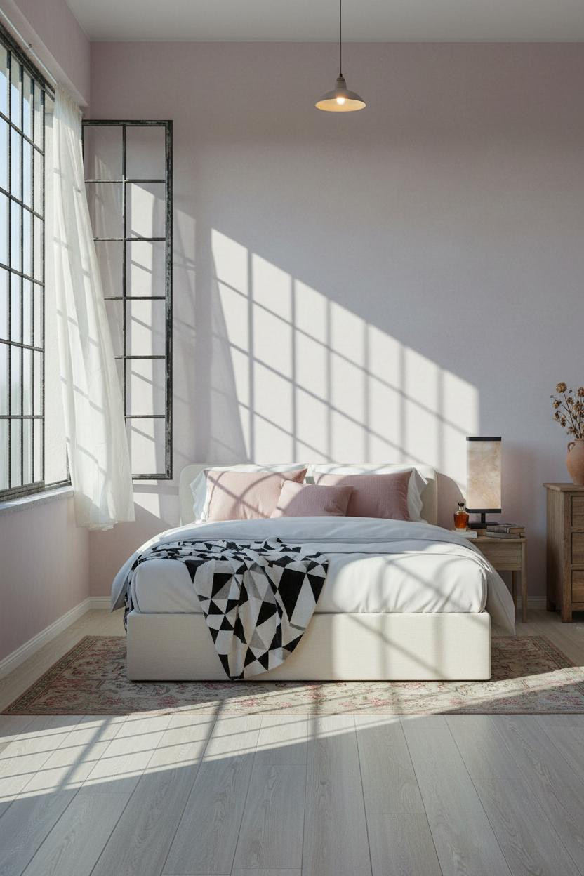 Vintage Feminine Bedroom Tuscan Romantic Pink