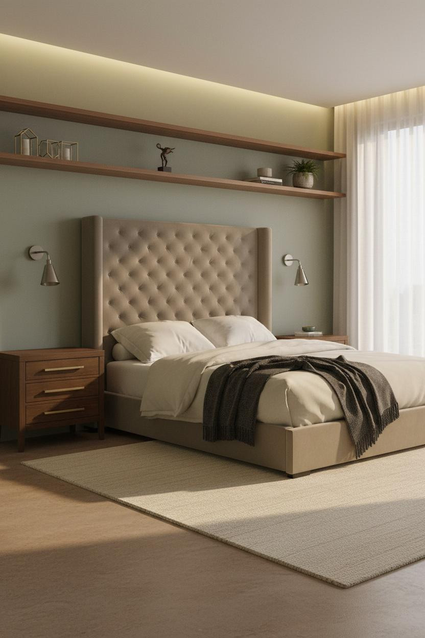 Vintage Modern Bedroom Coastal Aesthetic