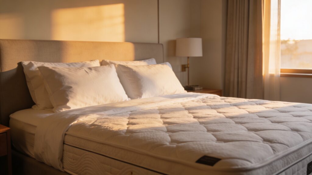 Wood Bed Frame Queen 2026: Solid Hardwood Picks & Sizing Guide (MattressNut Sleep Lab editorial photo)
