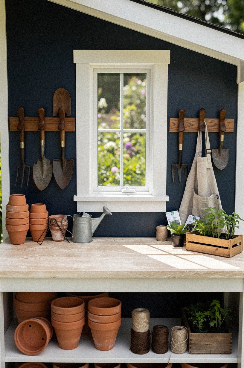 Paint a shed like you'd paint a room you'd want to enter