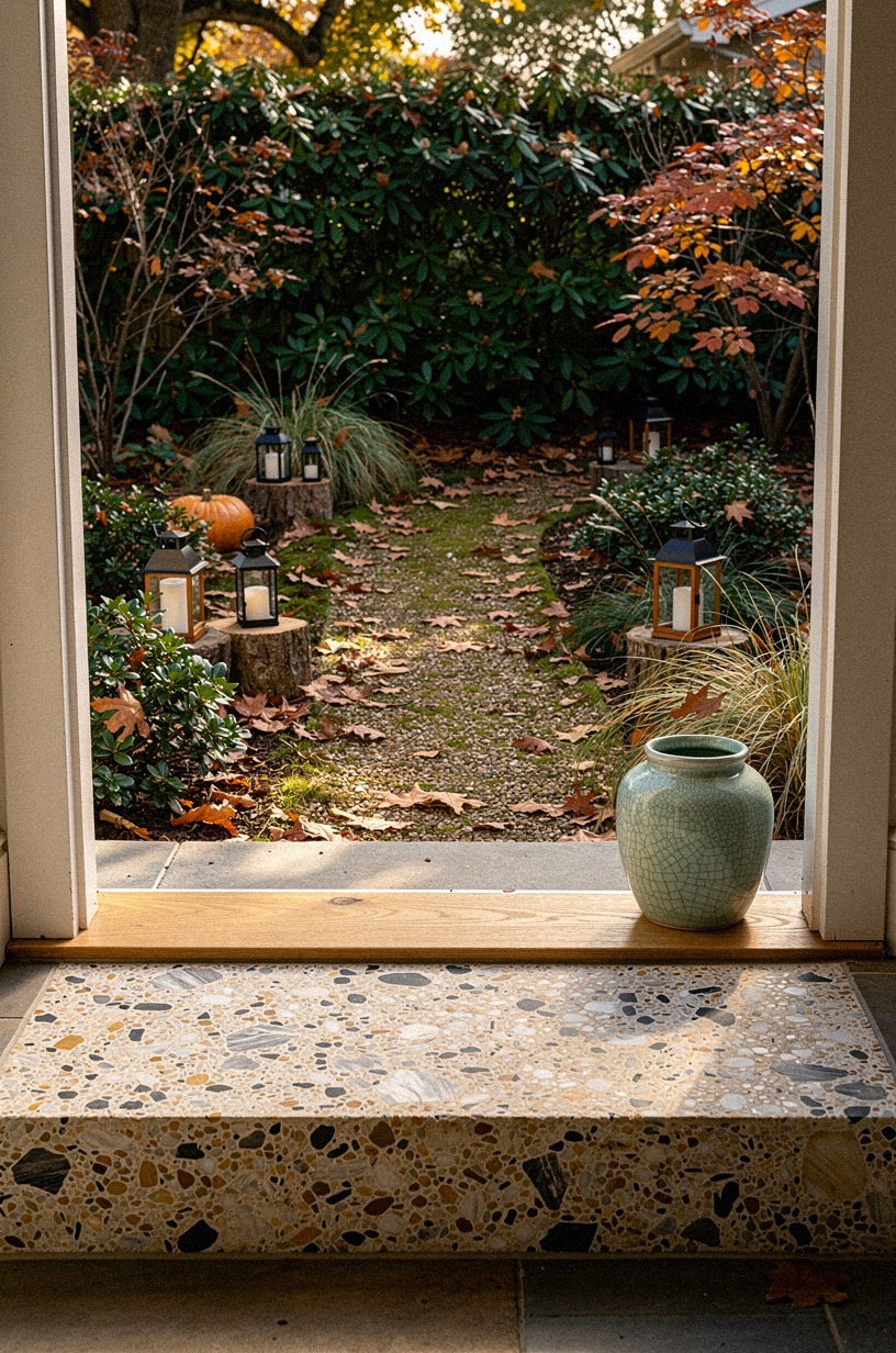 Tuck lanterns along the garden path