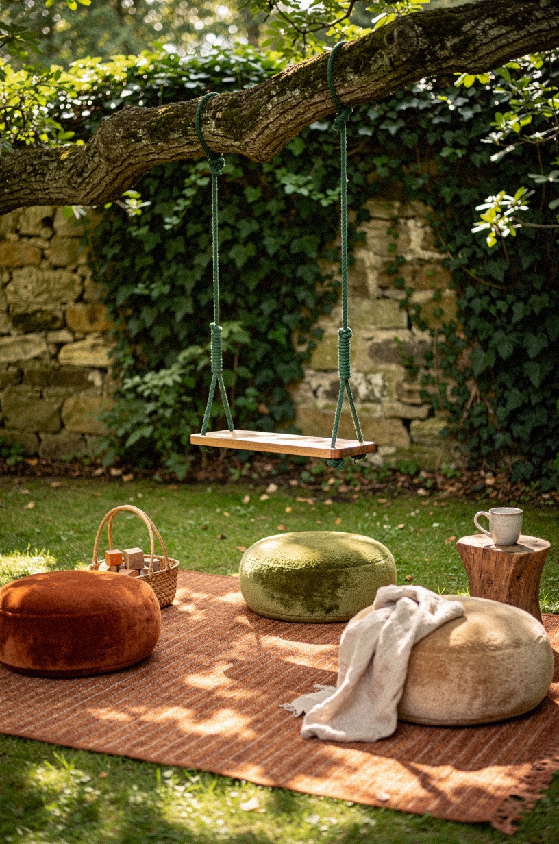 Float a Rope Swing from a Natural Oak Branch
