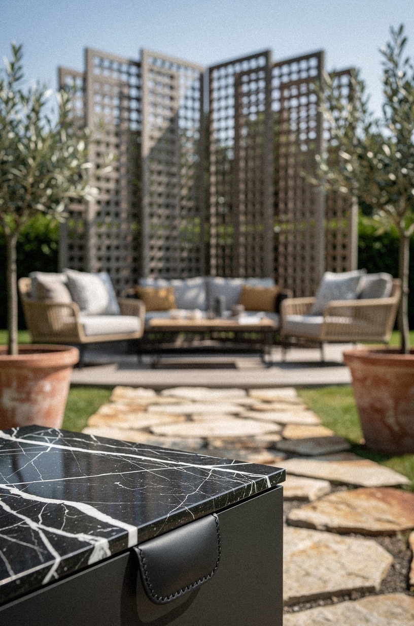 Stagger lattice panels for soft enclosure