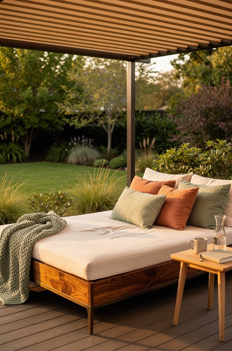 Use a daybed instead of a dining set