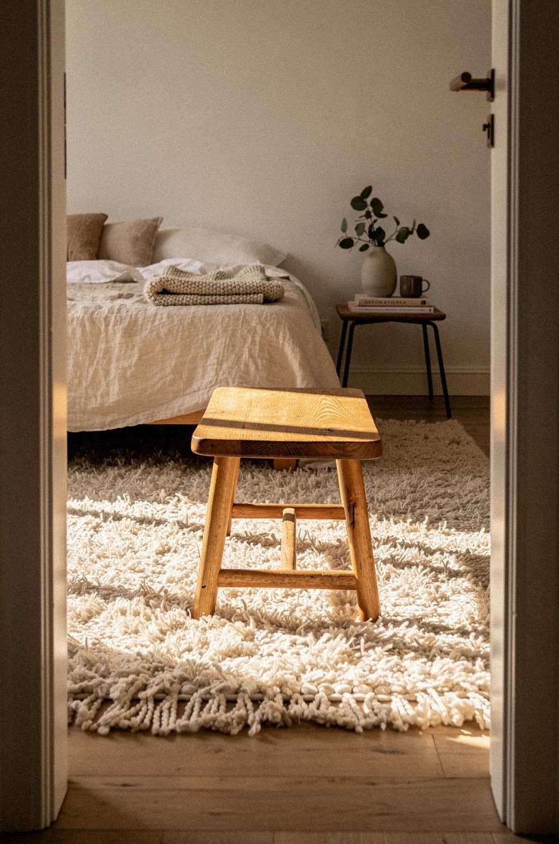 Buy the rug first, then let it boss everything else around