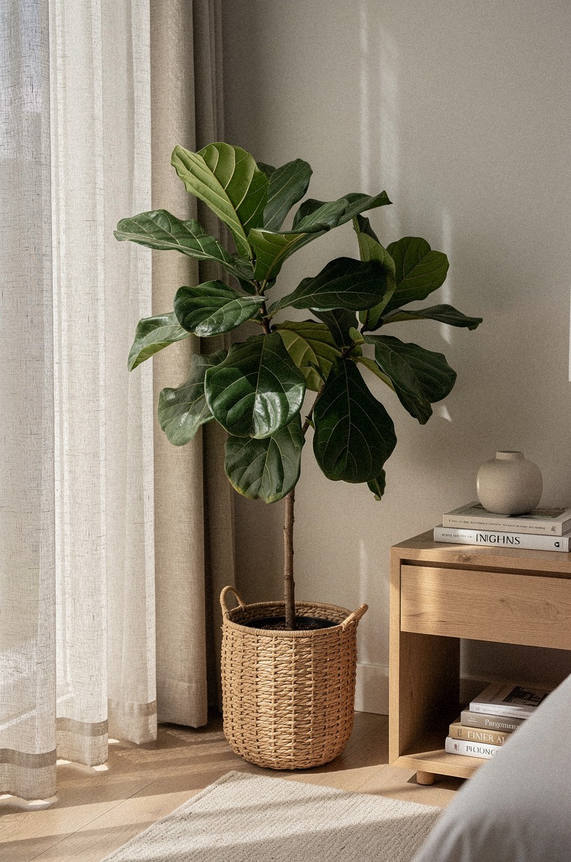 Hang curtains high and wide, even if the window is small