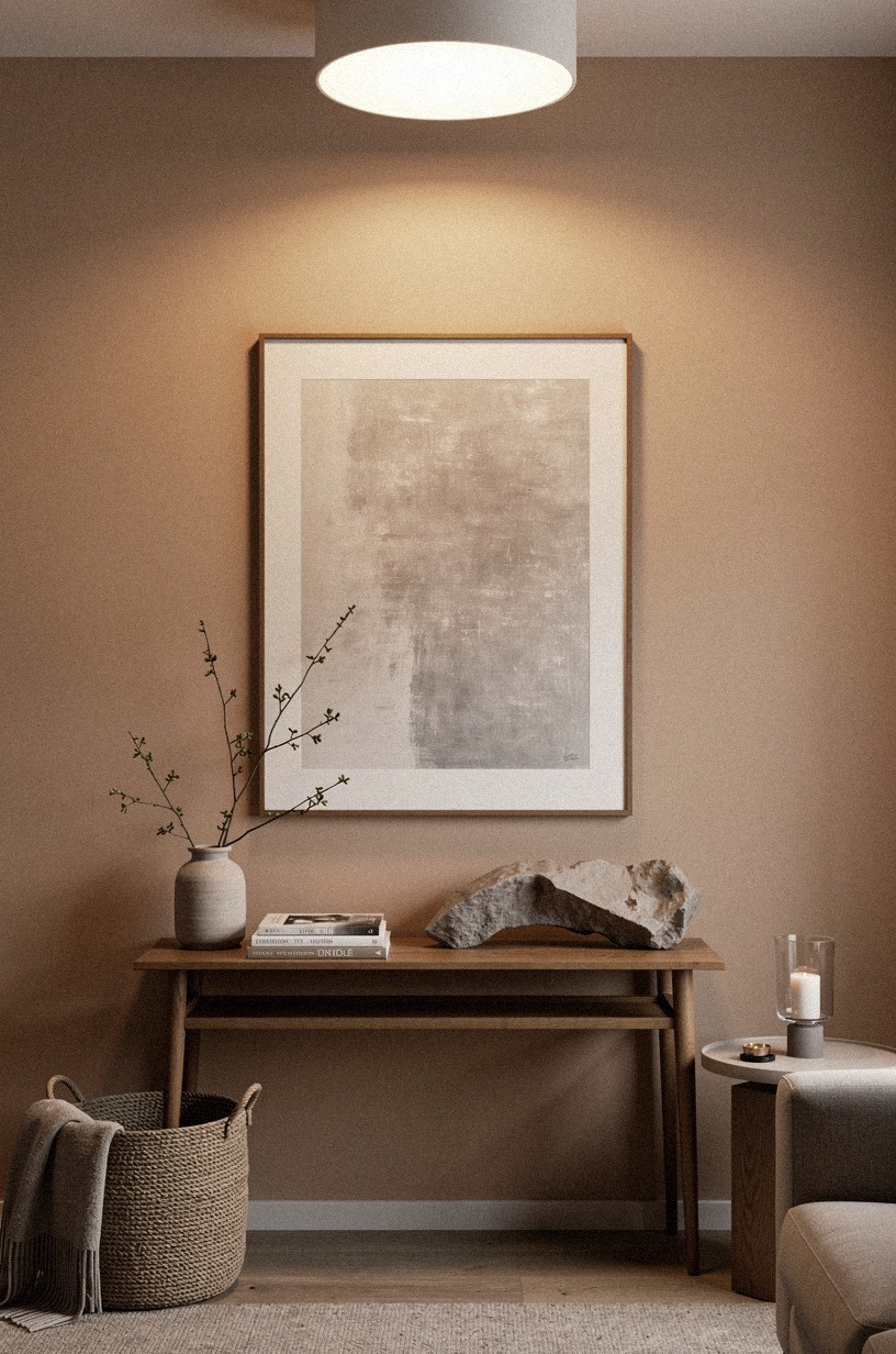 Swap your overhead for a semi-flush mount with warm diffusion